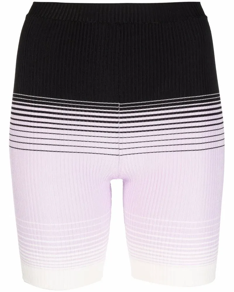 Missoni Gestreifte Shorts - Schwarz Schwarz