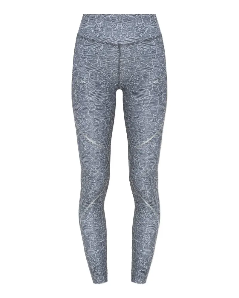 adidas printed running leggings - Grau Grau