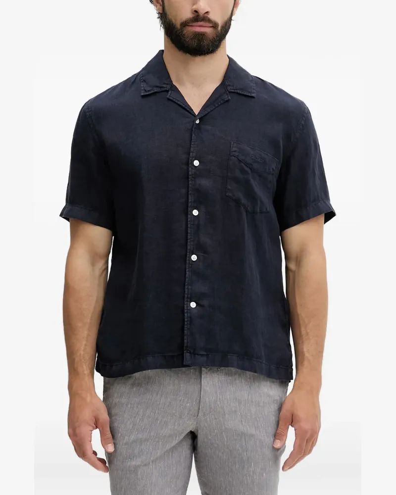 Gant short-sleeve camp-collar shirt - Blau Blau