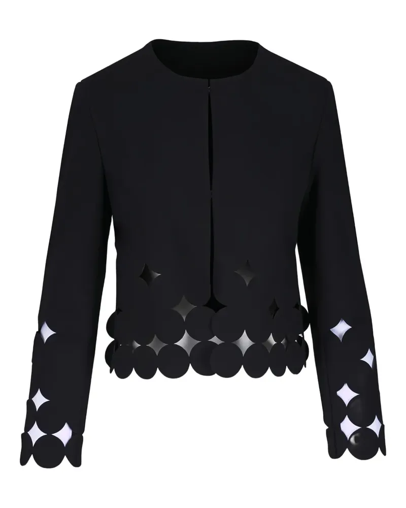 Akris cut-out cropped jacket - Schwarz Schwarz