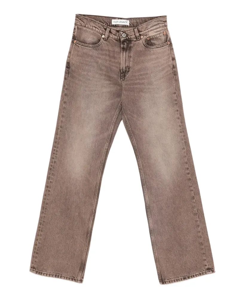 Our Legacy Carlson Cut Jeans - Braun Braun