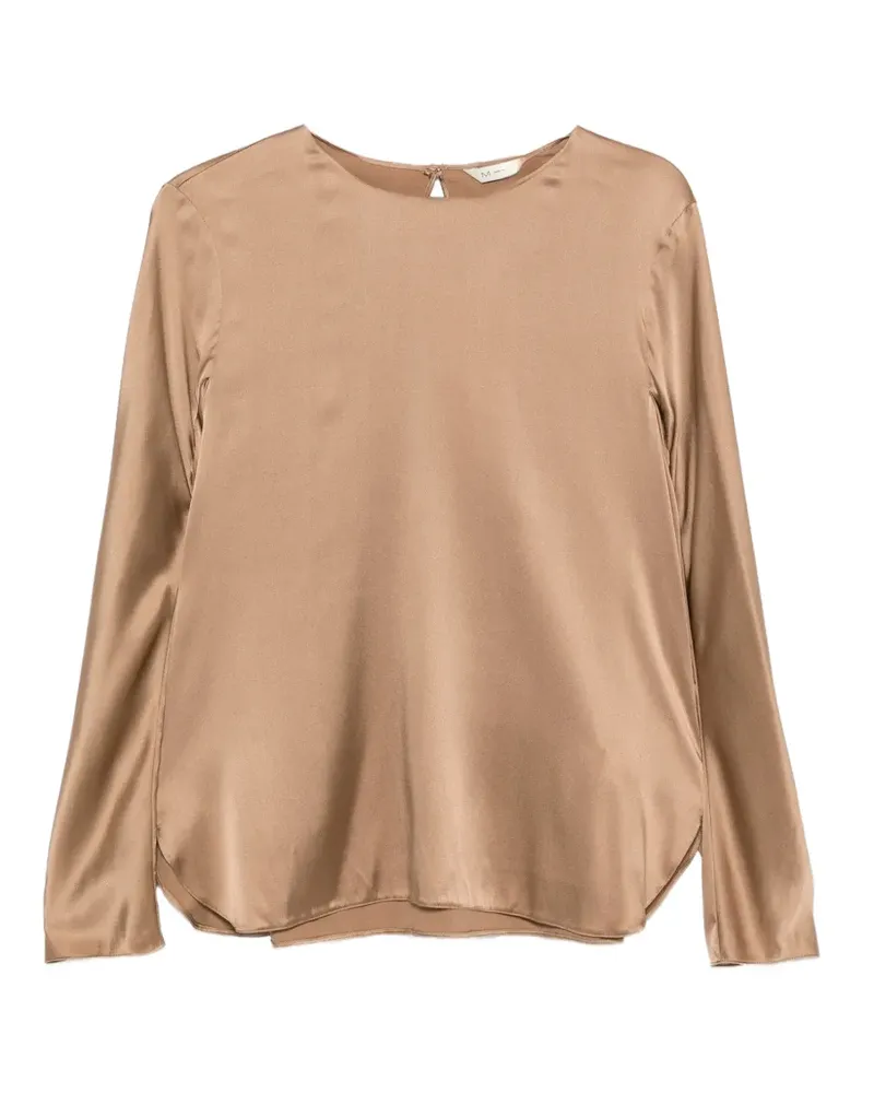 Max Mara Klassische Bluse - Braun Braun