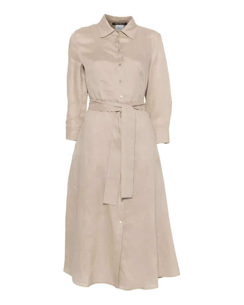 Pennyblack tie-waist midi dress - Nude Nude