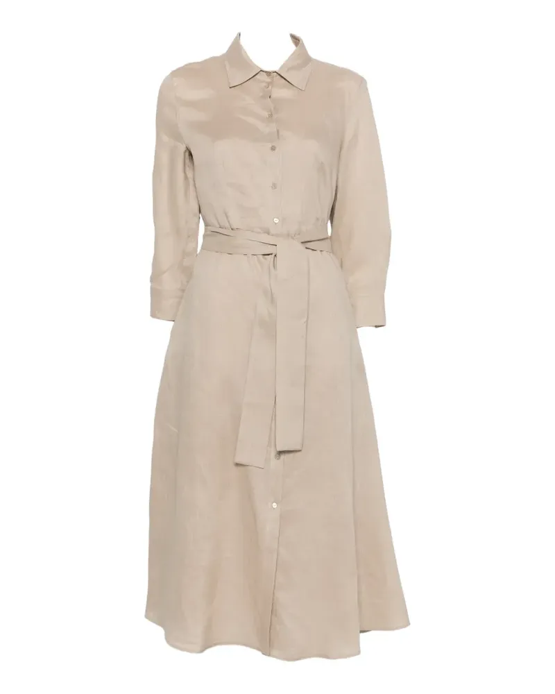 Pennyblack tie-waist midi dress - Nude Nude