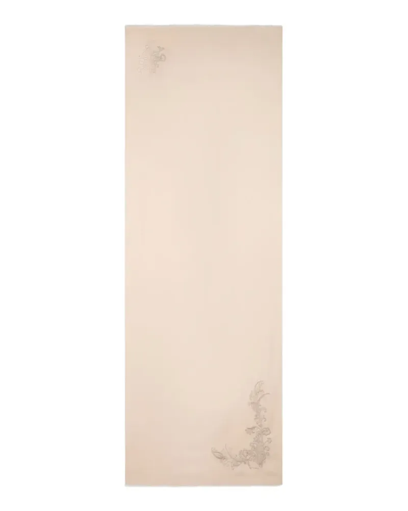 Etro Schal mit Paisley-Stickerei - Nude Nude
