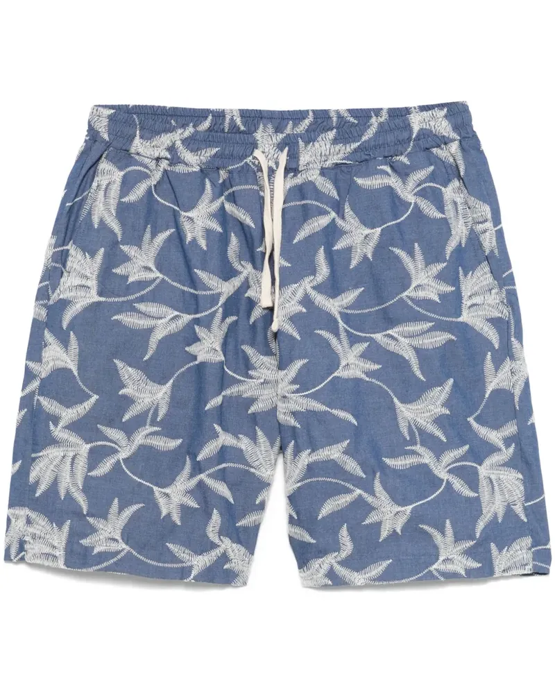 Universal Works Simple Shorts Blau
