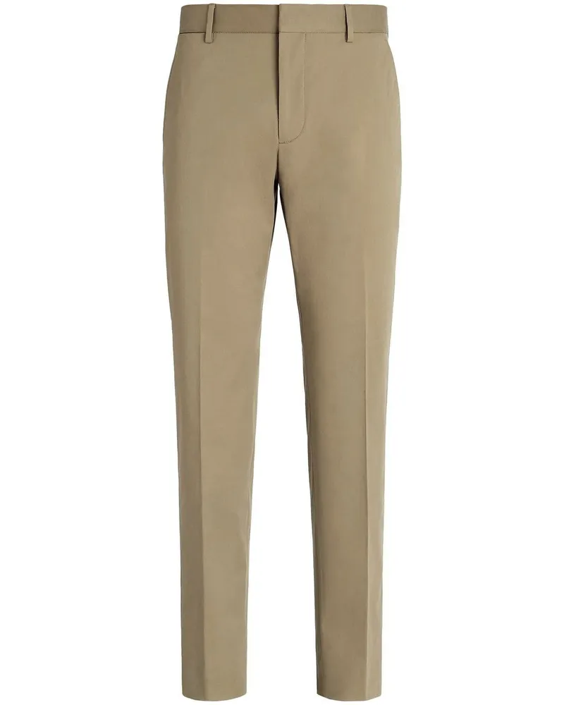 Ermenegildo Zegna Klassische Tapered-Hose - Braun Braun
