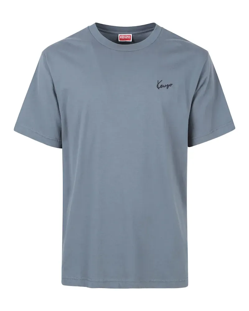 Kenzo Signature round-neck T-shirt - Grau Grau