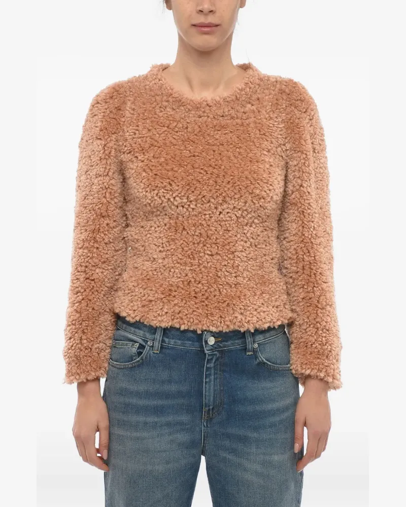 Stella McCartney Teddy bouclé sweater - Nude Nude