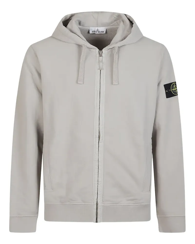 Stone Island zip-fastening hoodie - Grau Grau