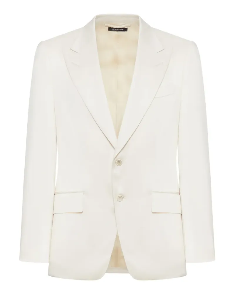 Tom Ford Shelton two-button peak-lapel blazer - Nude Nude