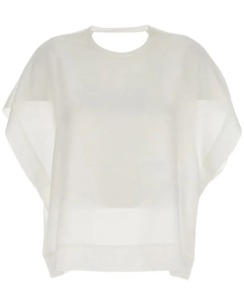 NUDE Bluse aus Seide - Weiß Weiß