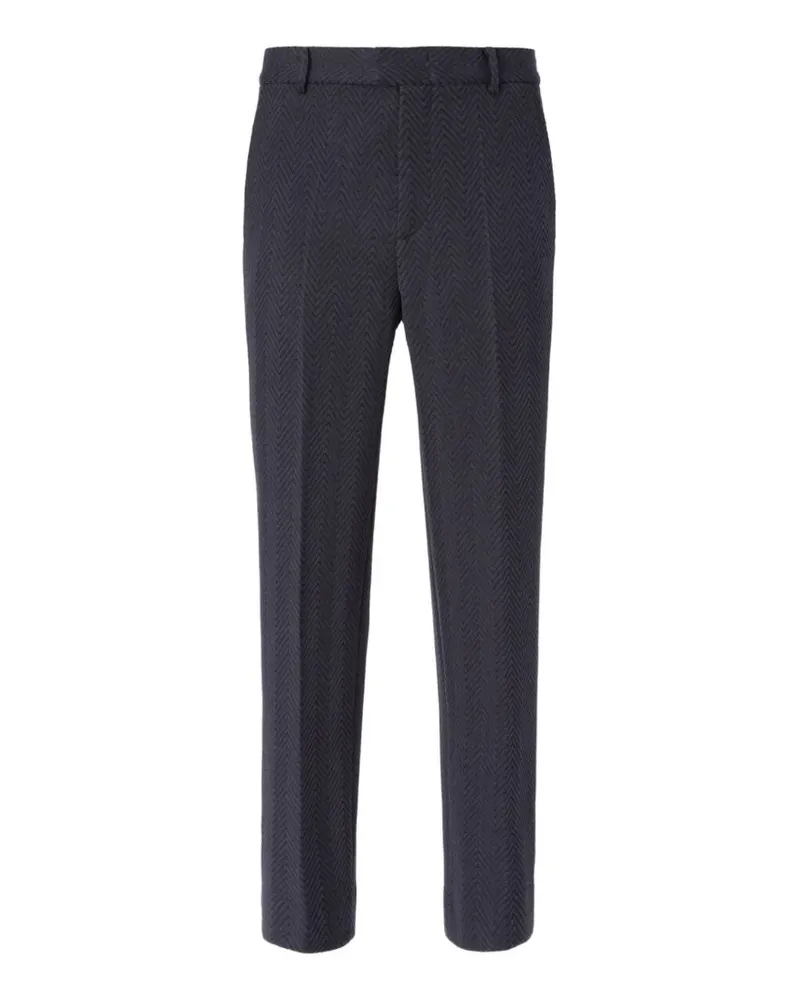 Missoni Hose mit Zickzackmuster - Blau Blau