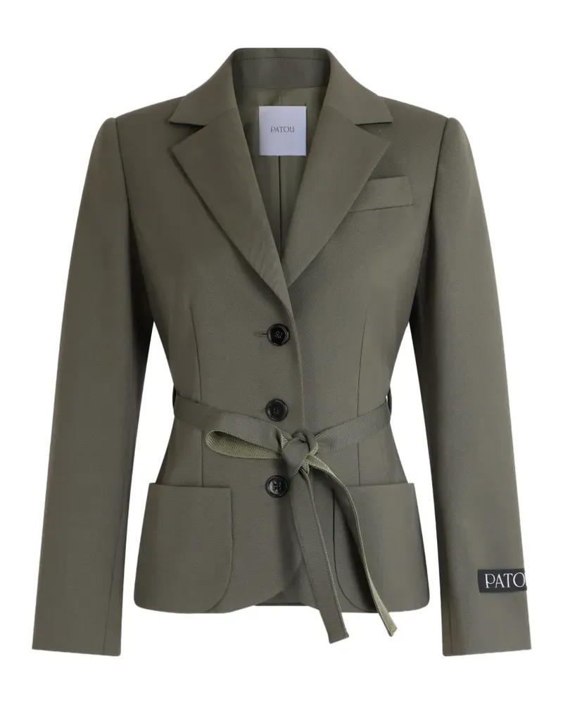 Patou Blazer mit Gürtel - Grün Grün