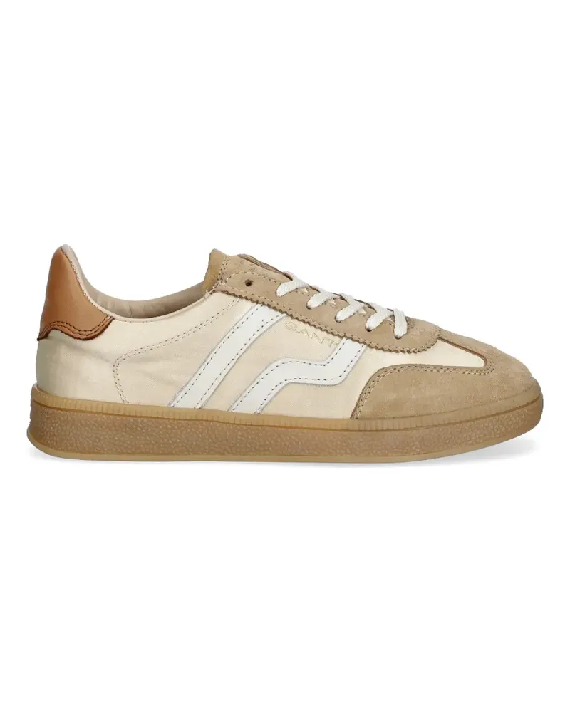 Gant Sneakers mit Wildledereinsätzen - Nude Nude