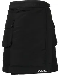 White Mountaineering Shorts mit aufgesetzten Taschen Schwarz