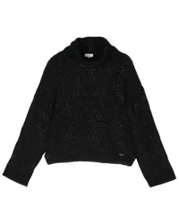 Liu Jo Pullover mit Zopfmuster Schwarz