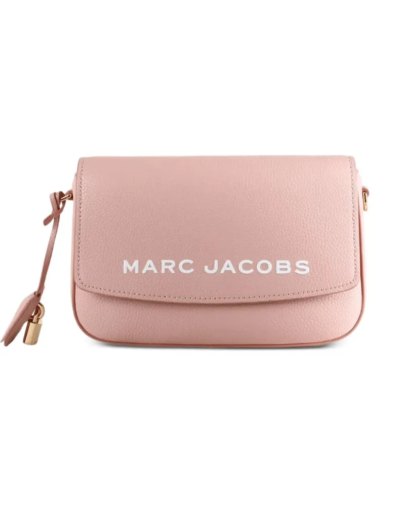 Marc Jacobs logo-print leather clutch bag - Rosa Rosa