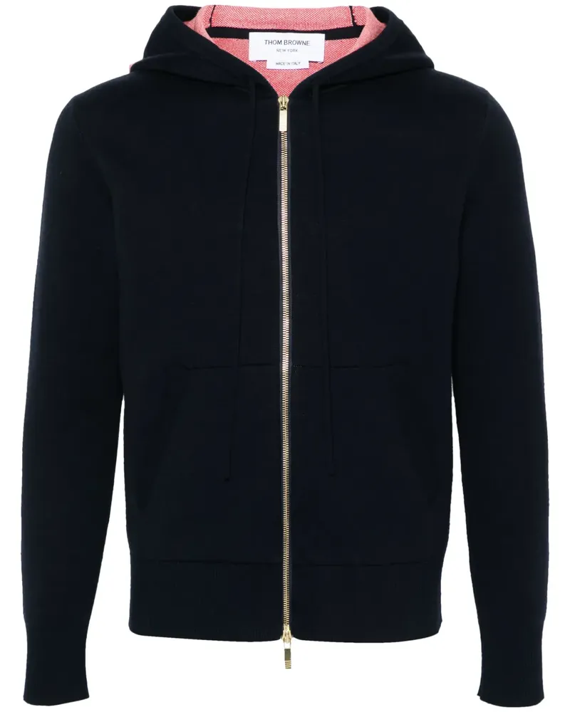 Thom Browne Cardigan aus floralem Jacquard - Blau Blau