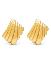 Nialaya Geometric Wing Ohrstecker Gold