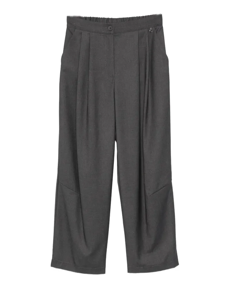 Dixie pleated straight-leg trousers - Grau Grau