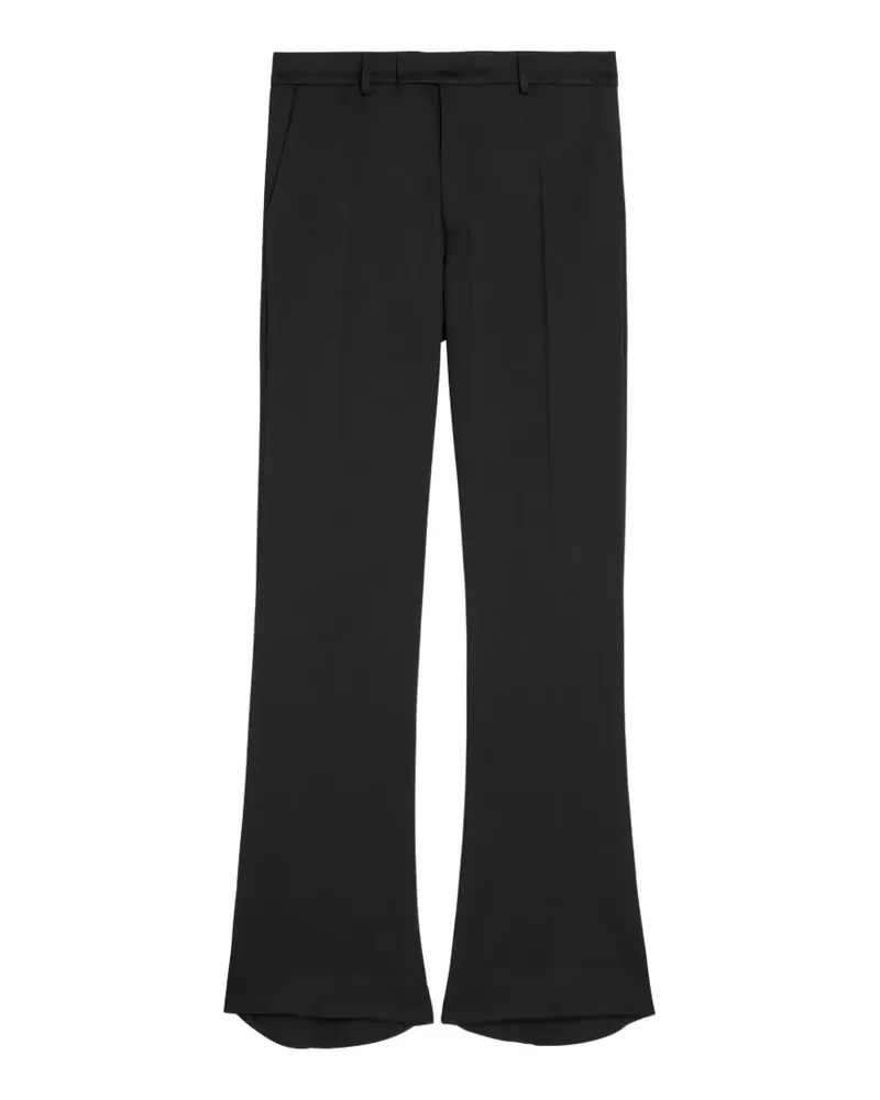 AARON ESH black flared trousers - Schwarz Schwarz