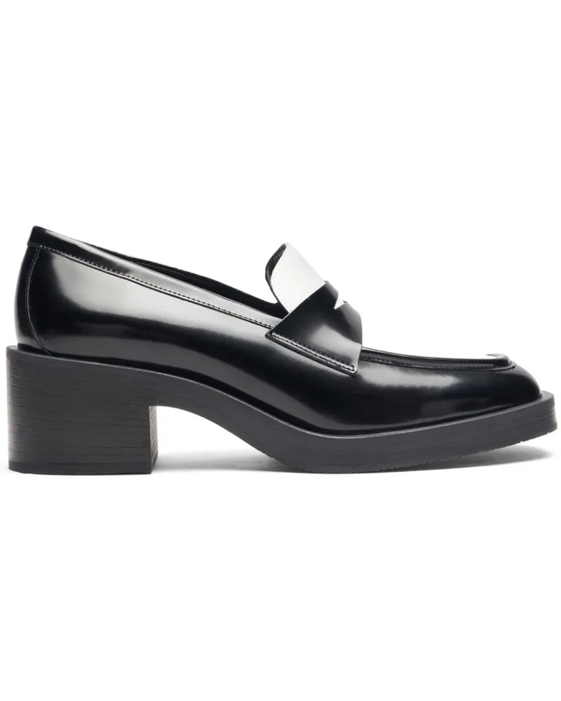 Stuart Weitzman Kaia Loafer 40mm - Weiß Weiß