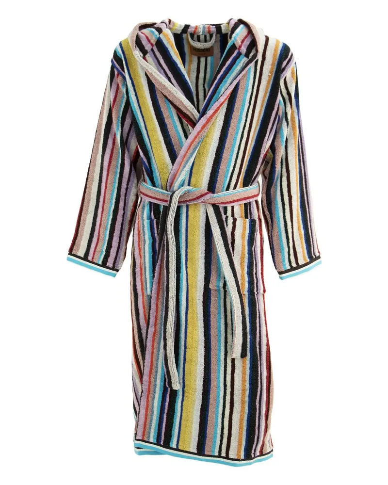 Missoni Home Gestreifter Bademantel - Mehrfarbig Mehrfarbig