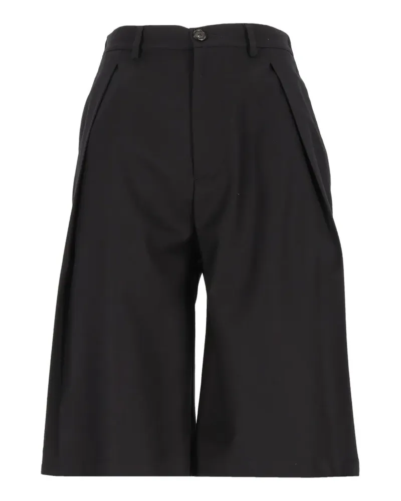 BARENA Shorts mit Bundfalten - Schwarz Schwarz