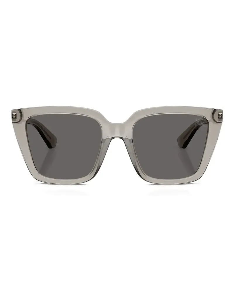 Burberry Sonnenbrille mit eckigem Gestell - Grau Grau
