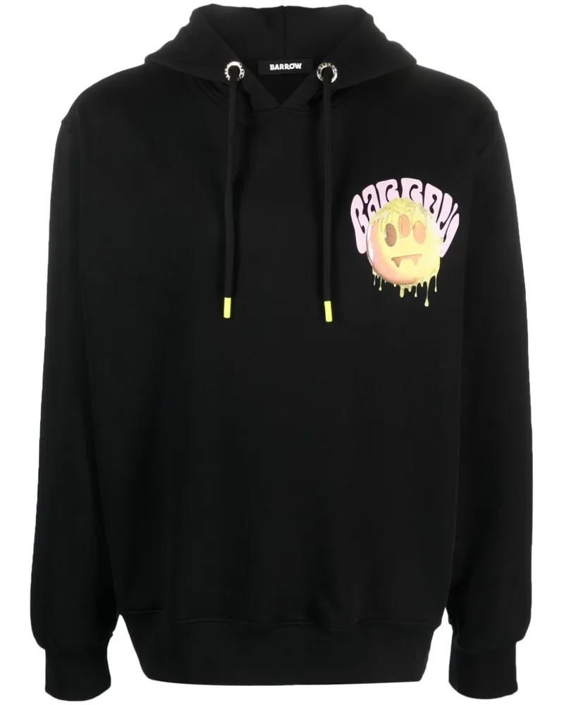 BARROW Hoodie mit Logo-Print - Schwarz Schwarz