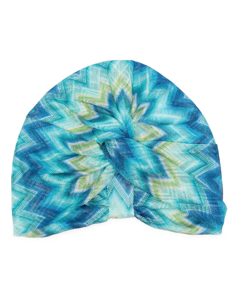 Missoni Gemusterter Haarreif - Blau Blau