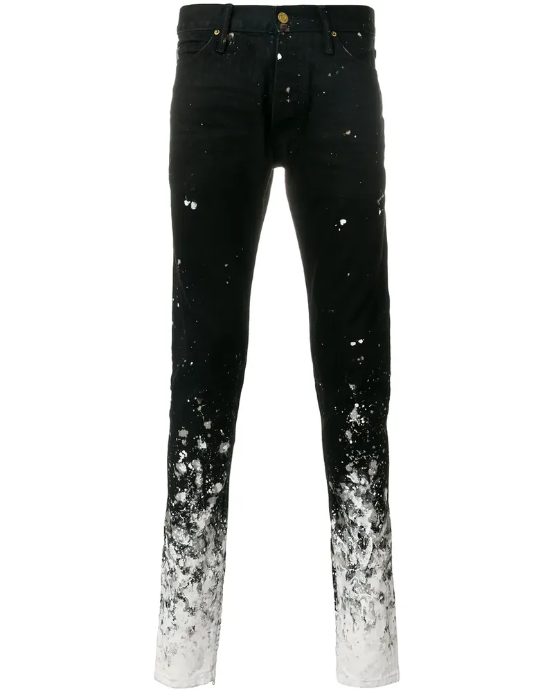 Fear of God paint detail jeans - Schwarz Schwarz