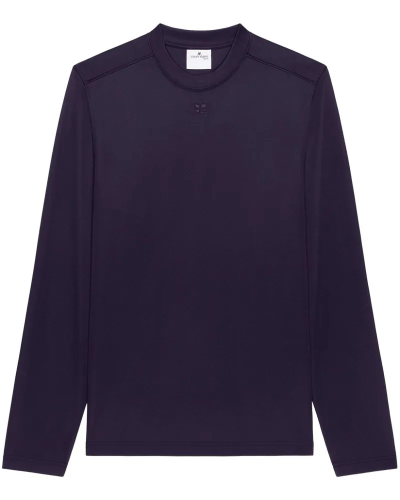 Courrèges Football T-Shirt - Blau Blau
