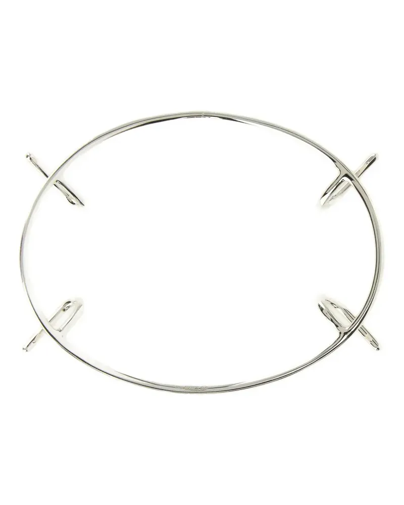 Maison Margiela polished-finish mouthpiece decoration - Silber Silber