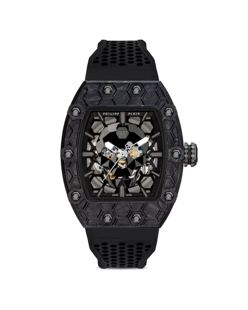 Philipp Plein Crytpo King Carbon Gladiator 55mm - Schwarz Schwarz