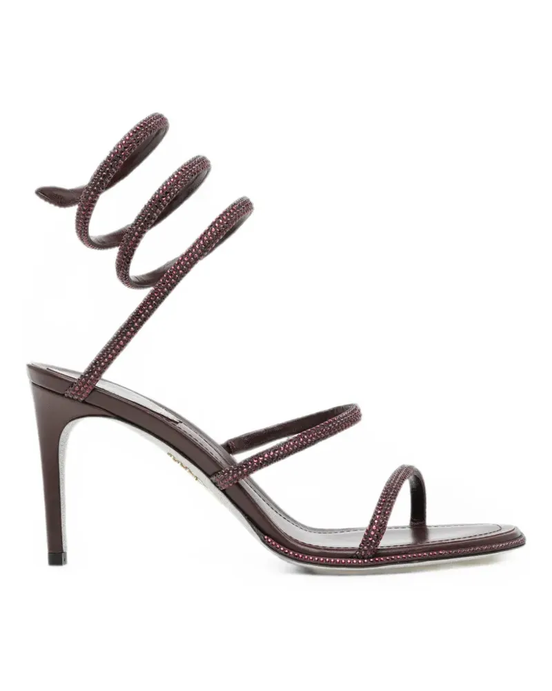 René Caovilla Cleo crystal-embellished sandals - Violett Violett