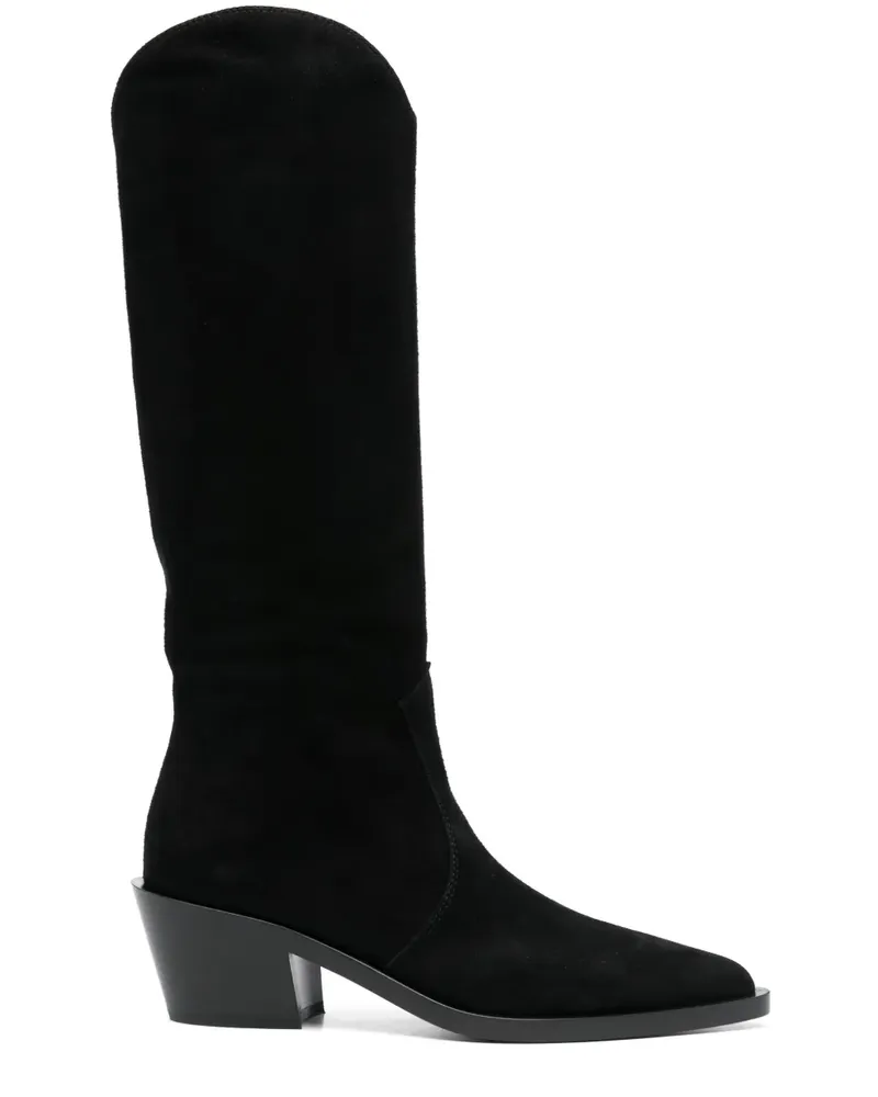 Gianvito Rossi Waylon Stiefel 60mm - Schwarz Schwarz