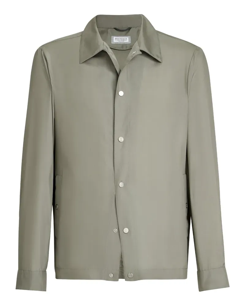 Brunello Cucinelli Jacke mit langen Ärmeln - Grün Grün