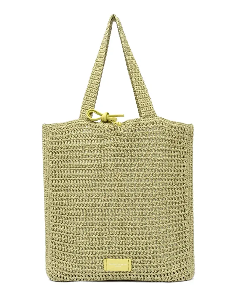 Gianni Chiarini Gehäkelter Shopper - Grün Grün