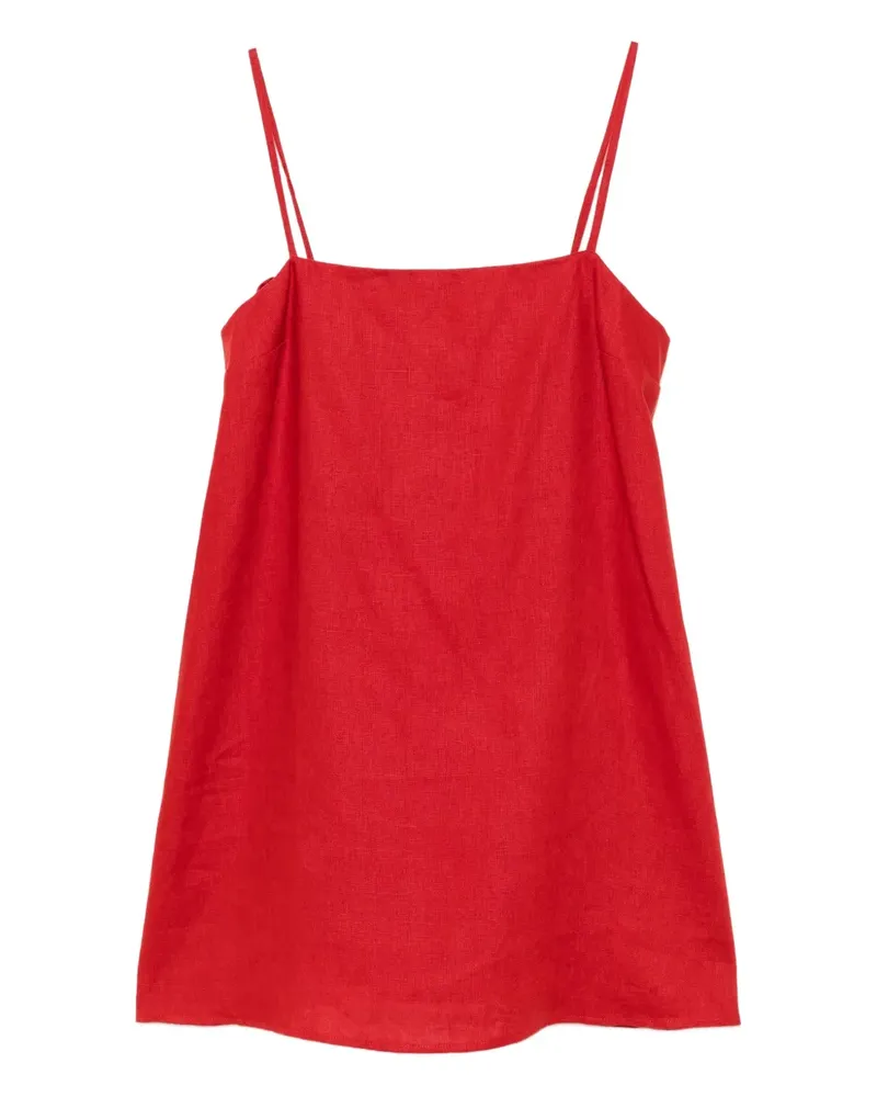 Reformation Aubree linen dress - Rot Rot