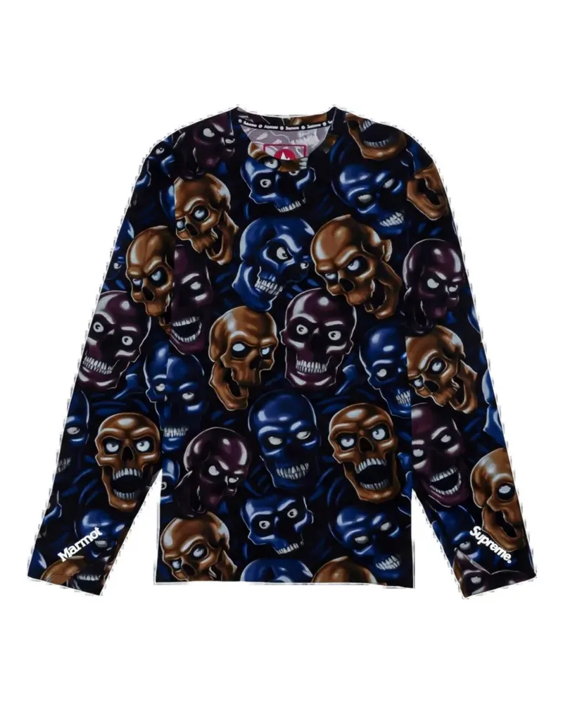 Supreme Being x Marmot base layer long-sleeve top - Schwarz Schwarz
