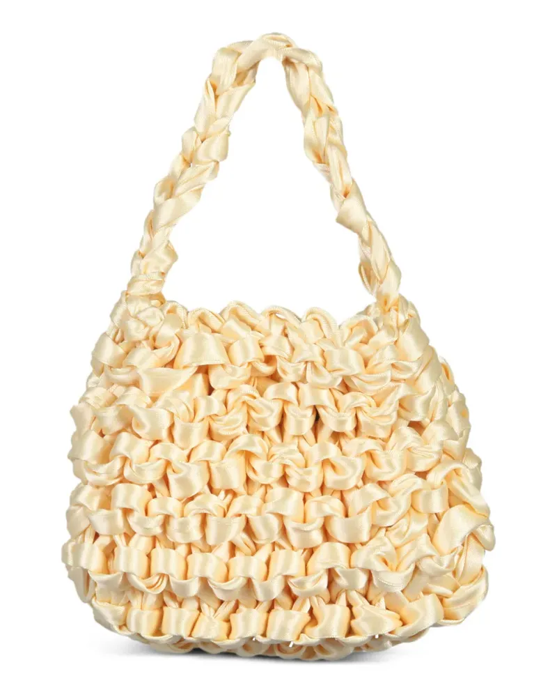 Miista Mini Theodore ruched shoulder bag - Gelb Gelb