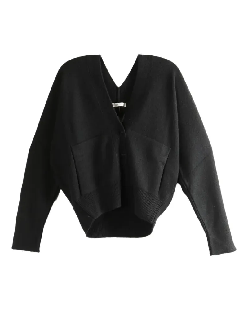 The Row pocket V-neck cardigan - Schwarz Schwarz