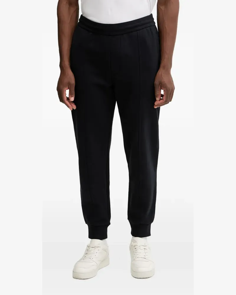 Armani Exchange Hose mit Logo-Schild - Schwarz Schwarz