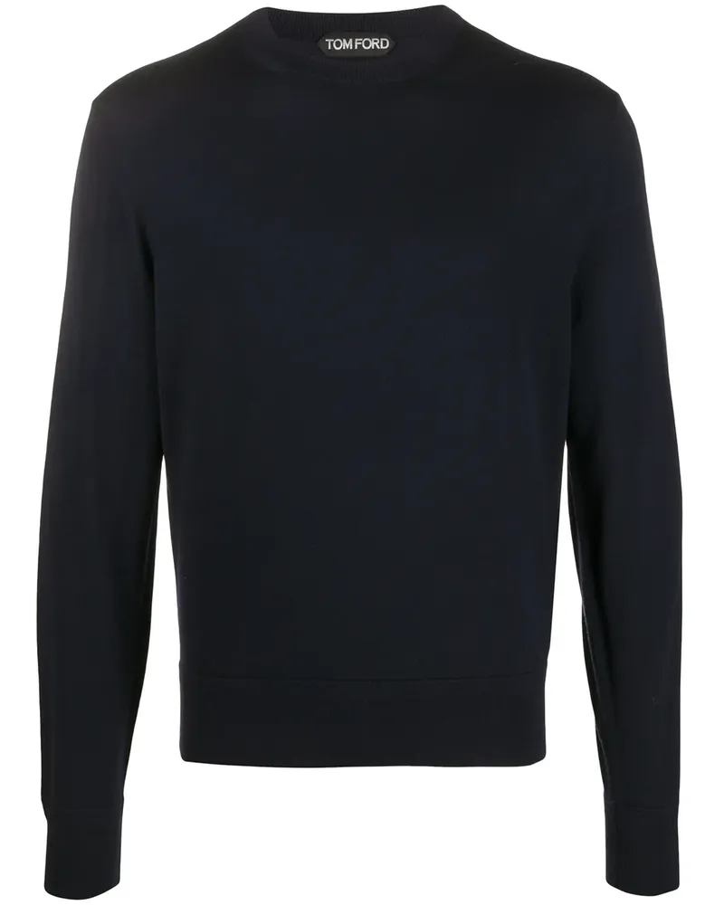 Tom Ford Pullover mit Rundhalsausschnitt - Blau Blau