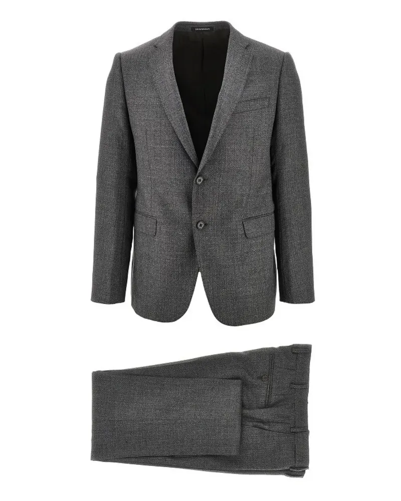 Emporio Armani buttoned grey suit - Grau Grau