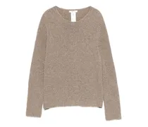 Nitha Pullover mit rundem Ausschnitt - Nude