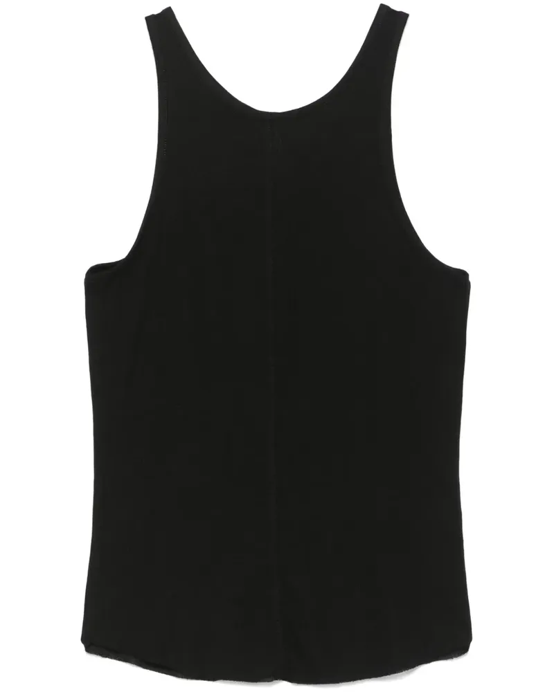 THOM KROM Fein geripptes Tanktop - Schwarz Schwarz