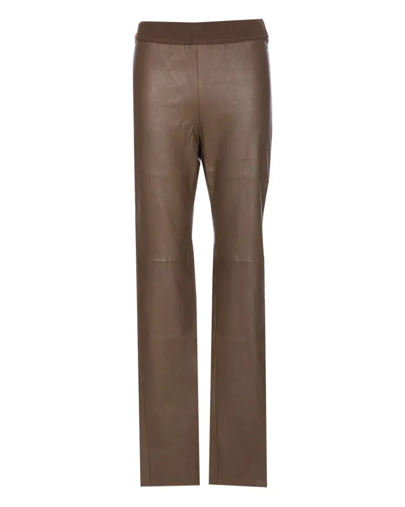 Uma Wang leather leggings - Grün Grün